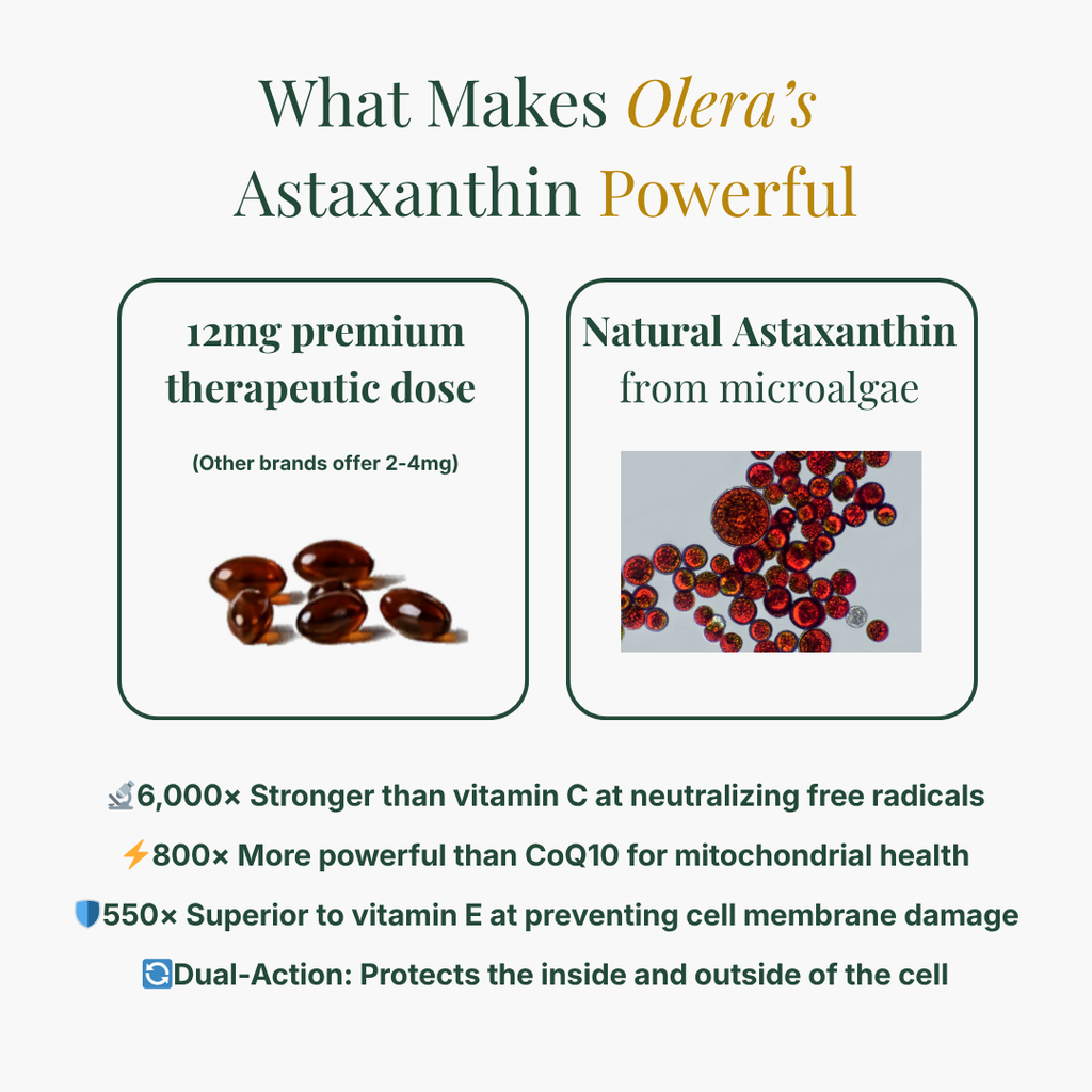 Astaxanthin Softgels (12mg) — Skin, Eyes & Joints from Within